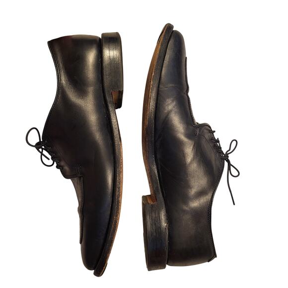 Allen Edmonds Delray black leather split-toe blucher dress shoes size 10 main image 4